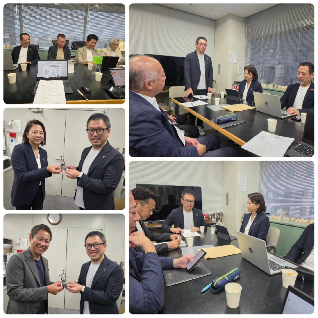 現年度・次年度理事会および新旧合同懇親会を開催